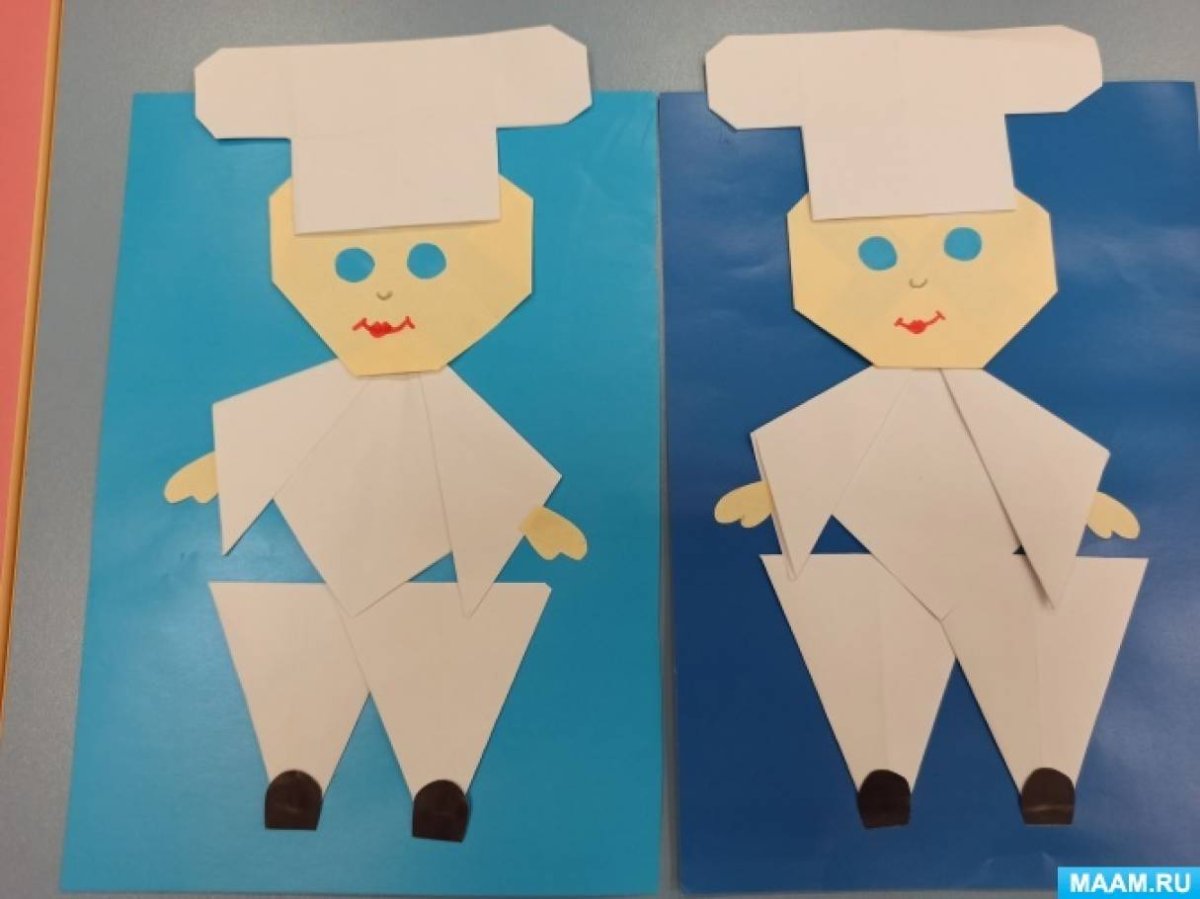 Конструирование из бумаги профессии