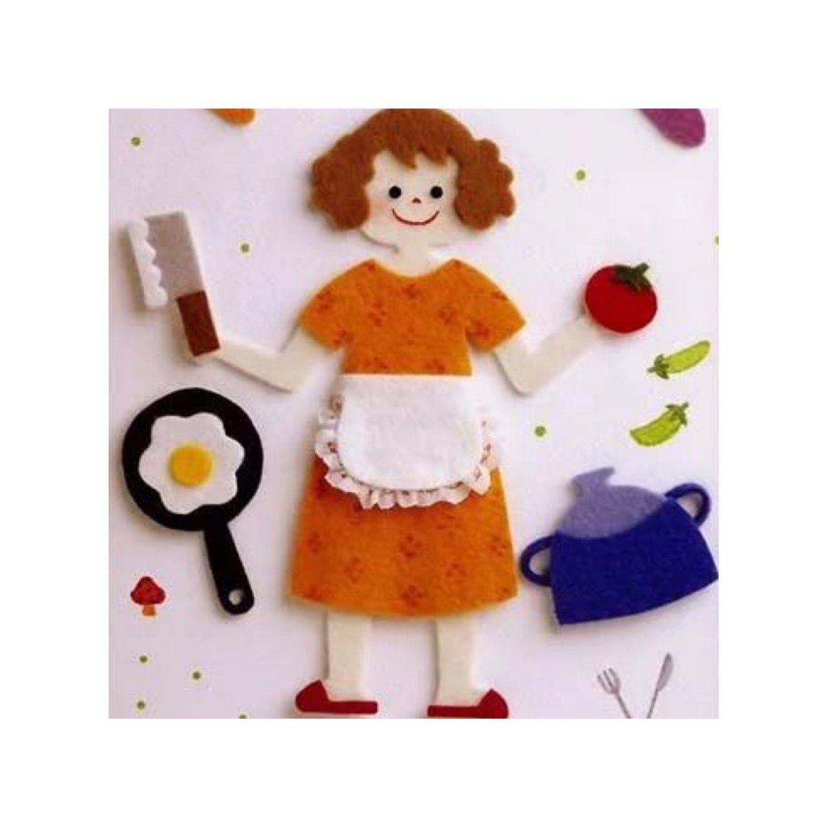 Аппликации из фетра на тему профессии