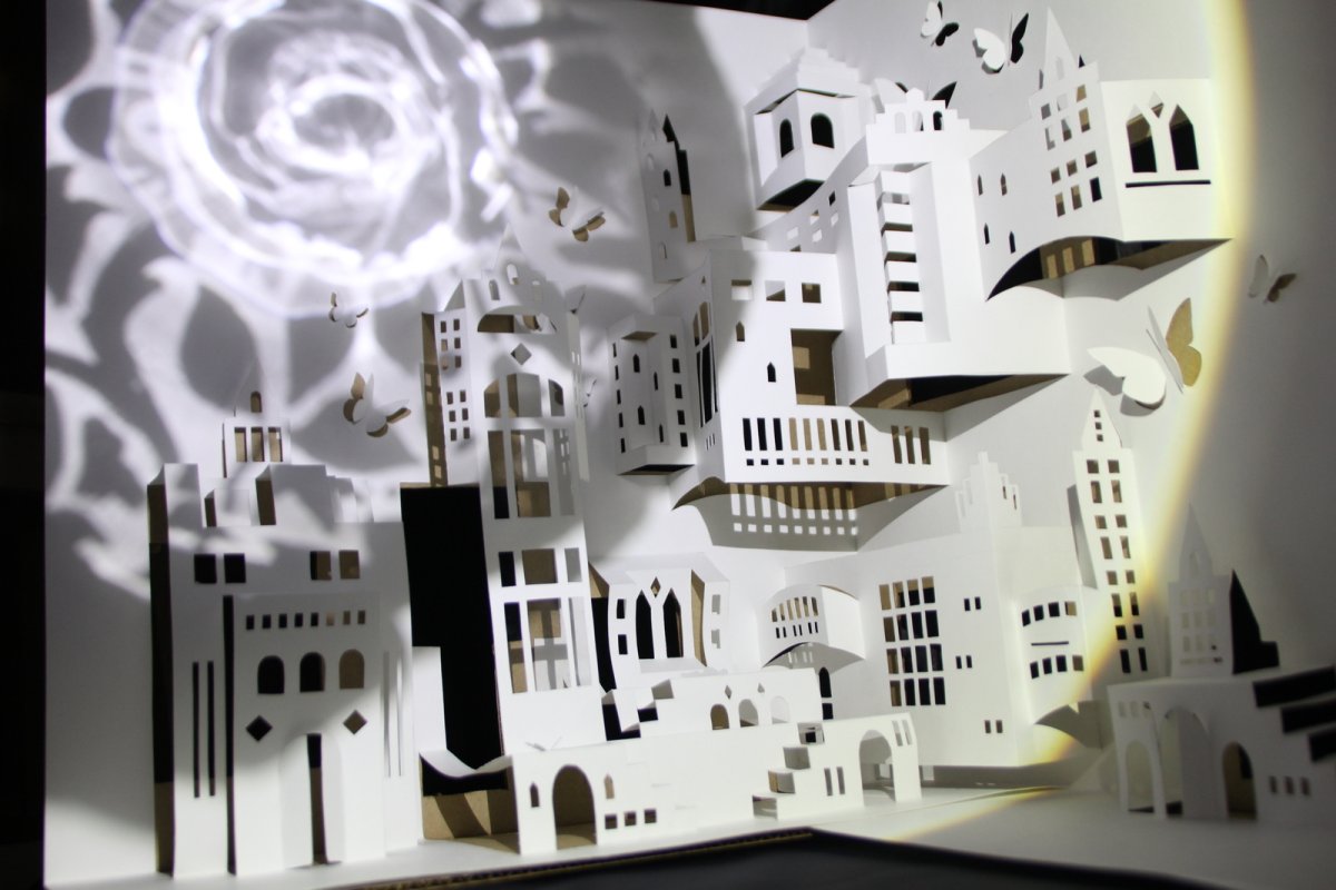 Бумажная пластика архитектура