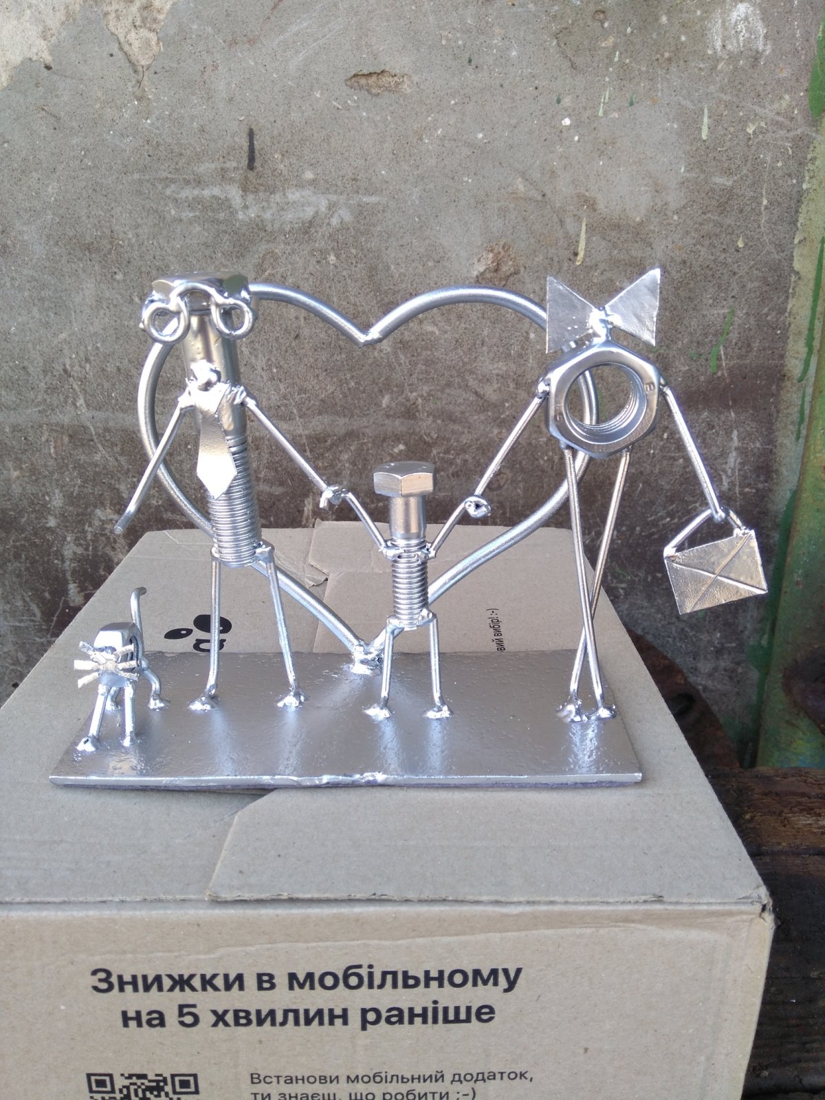 Сувениры из болтов и гаек