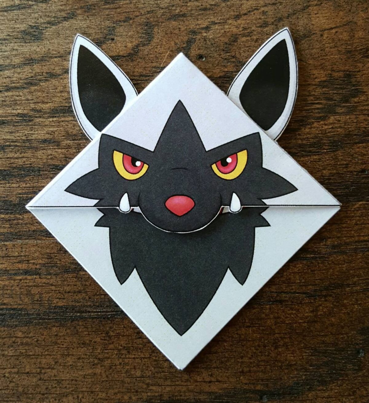 Оригами покемонов закладка