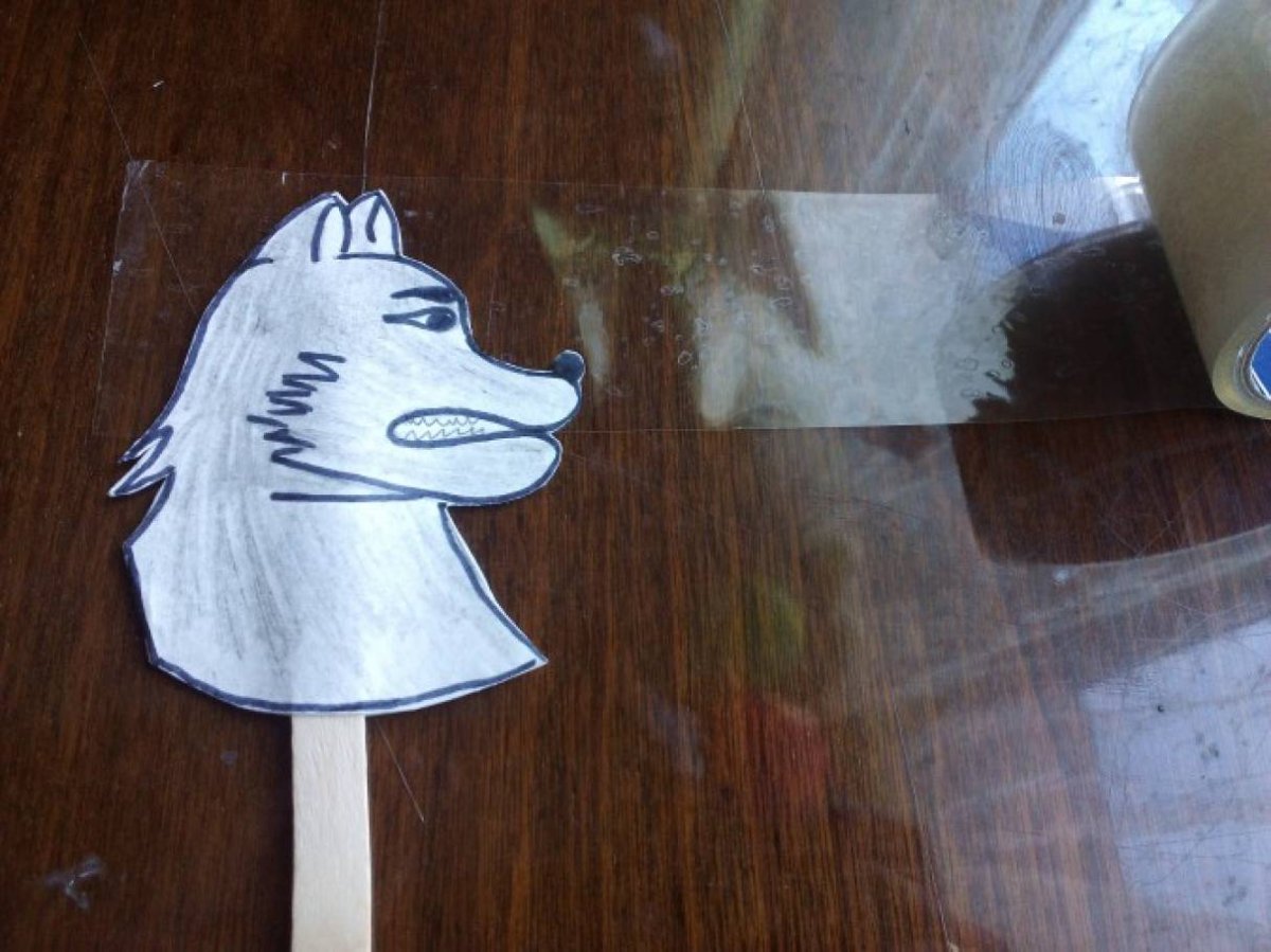 Поделка волк