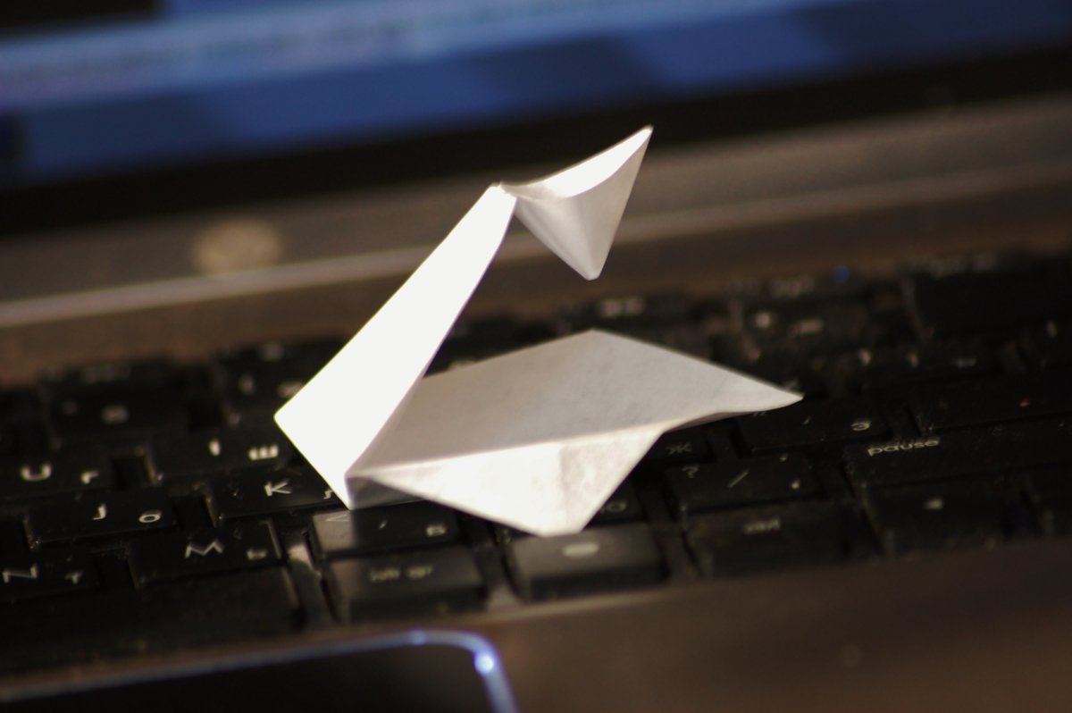 Оригами рогатка