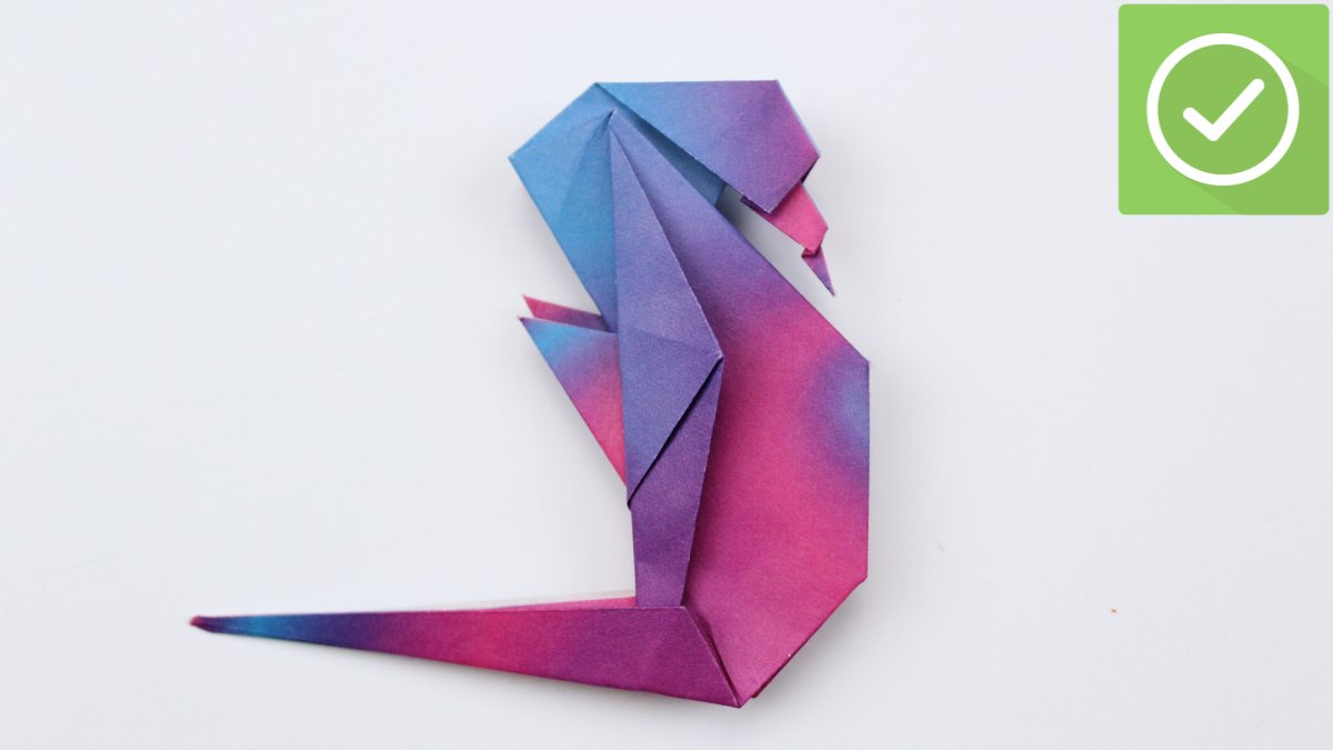 Оригами сверху