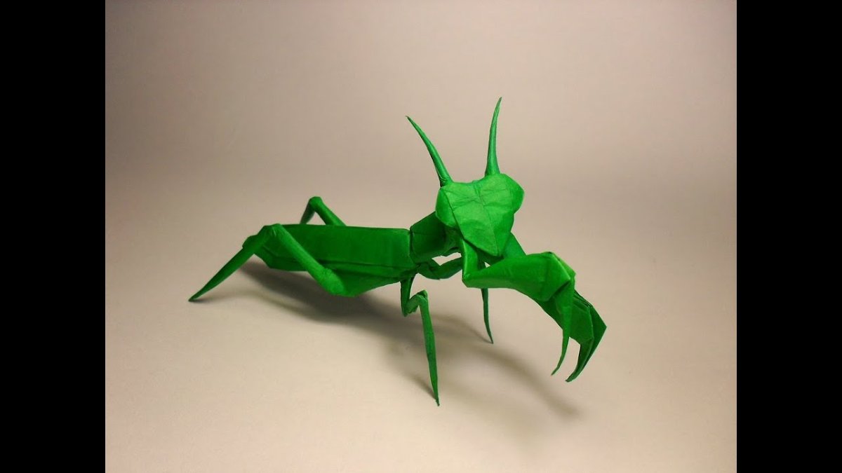 Оригами насекомые сложные