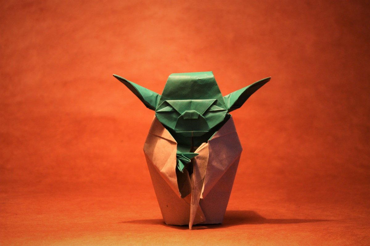 Магистр йода оригами