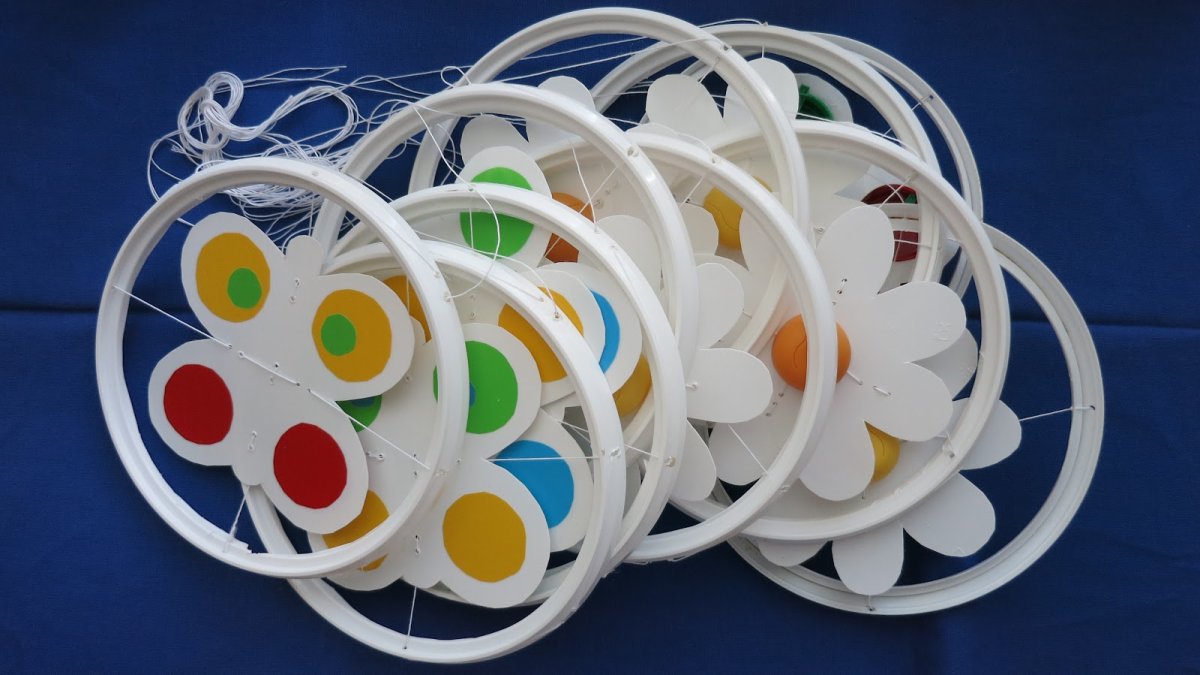 Поделки из крышек от майонезных ведерок