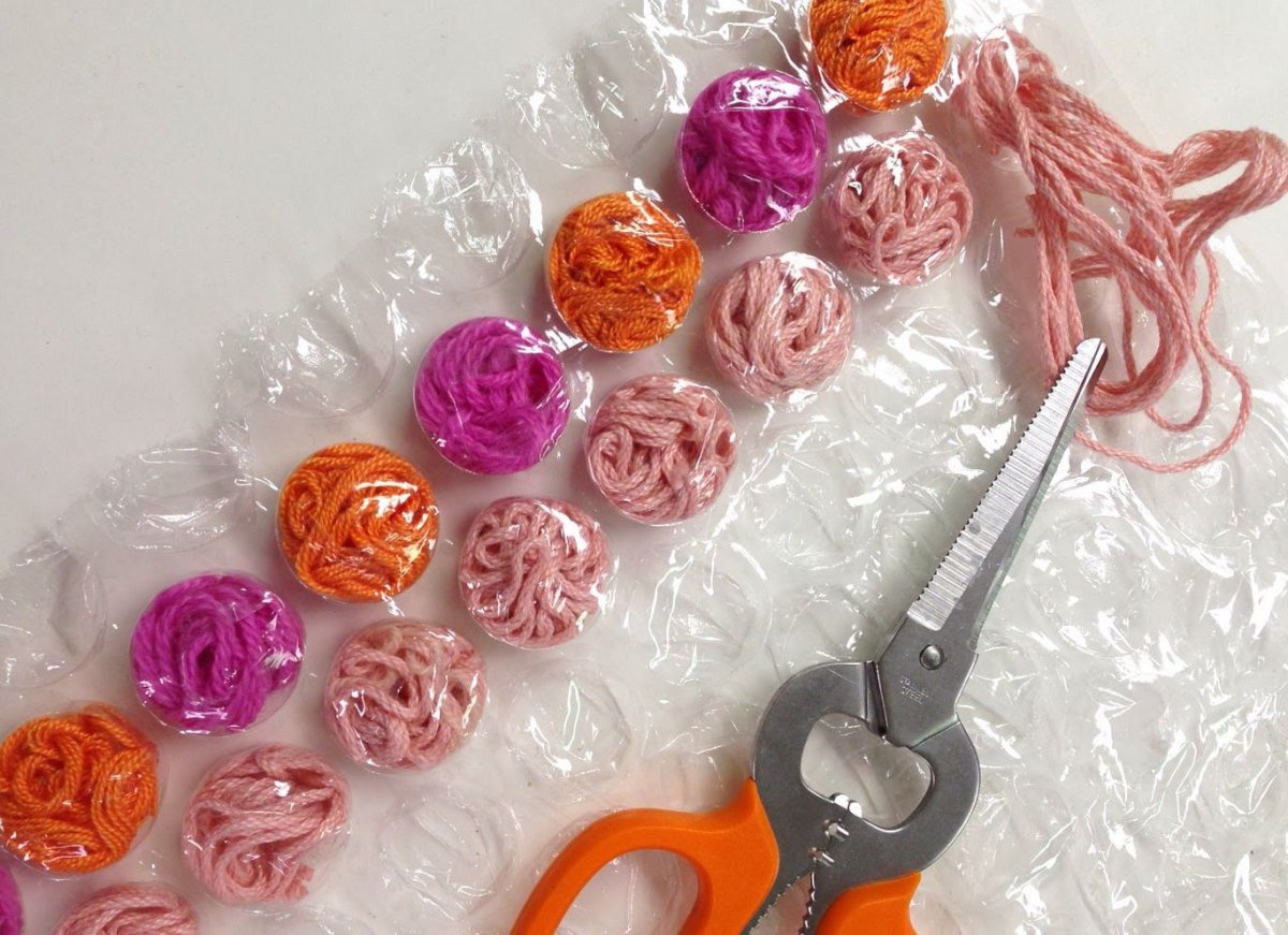 Поделки из пупырчатой пленки