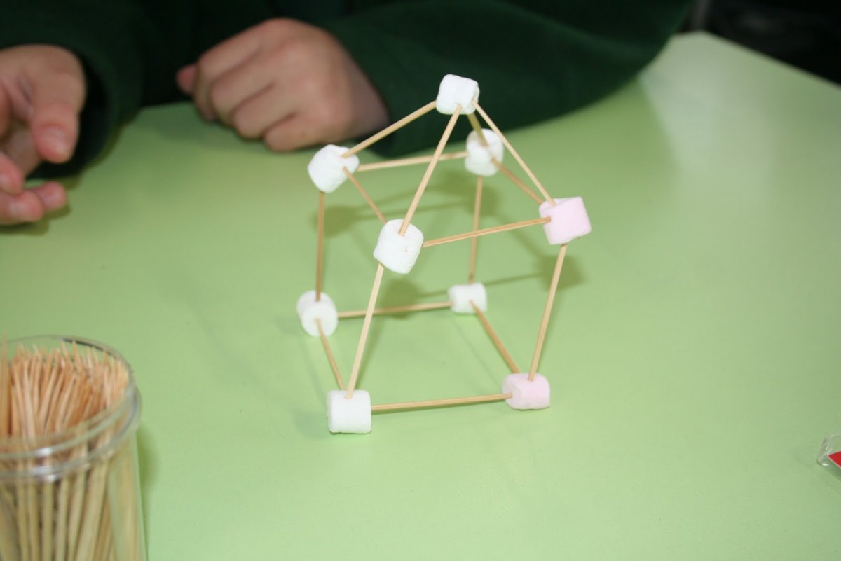 Геометрические фигуры из зубочисток