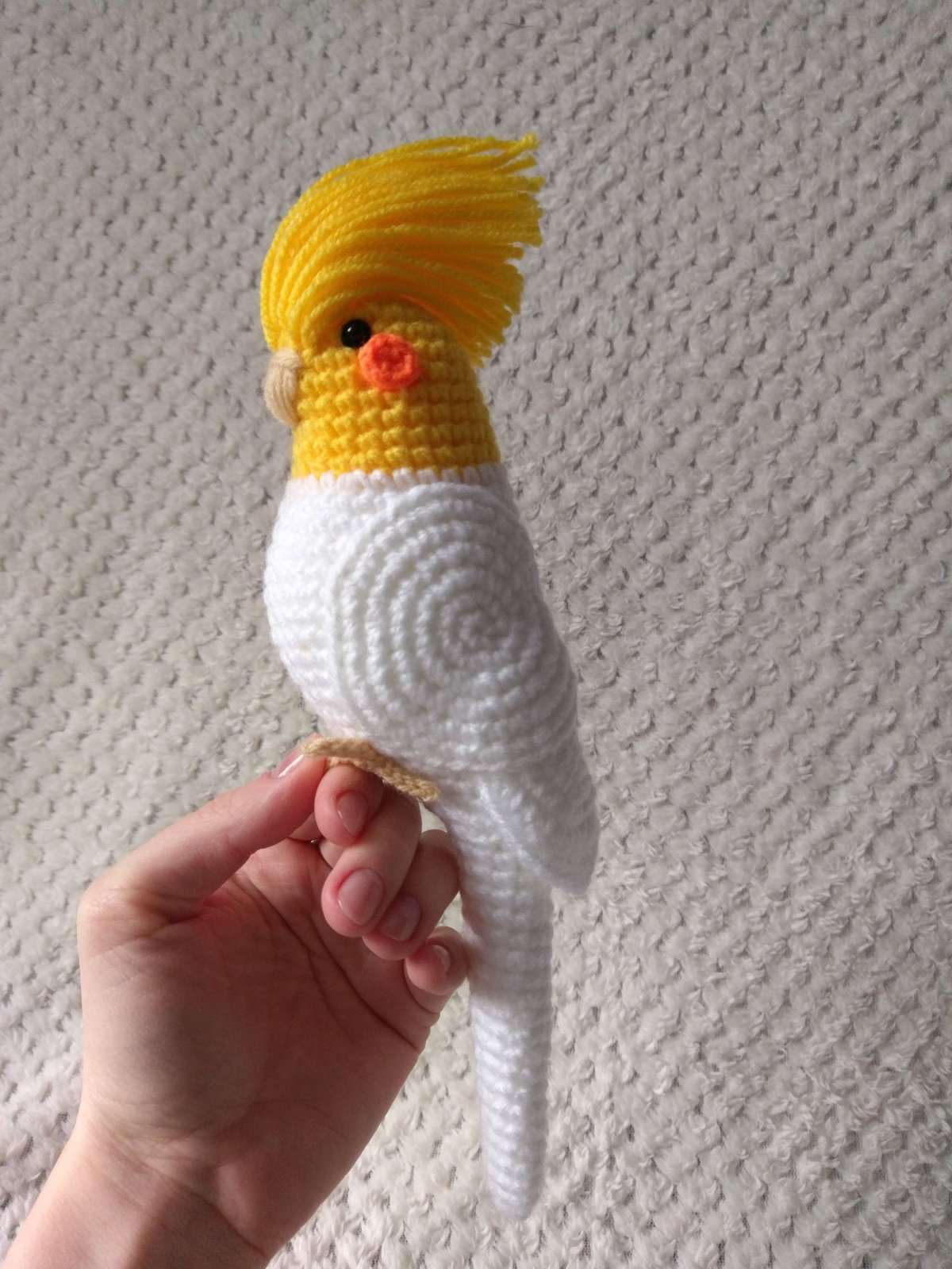 Вязаный попугай Корела