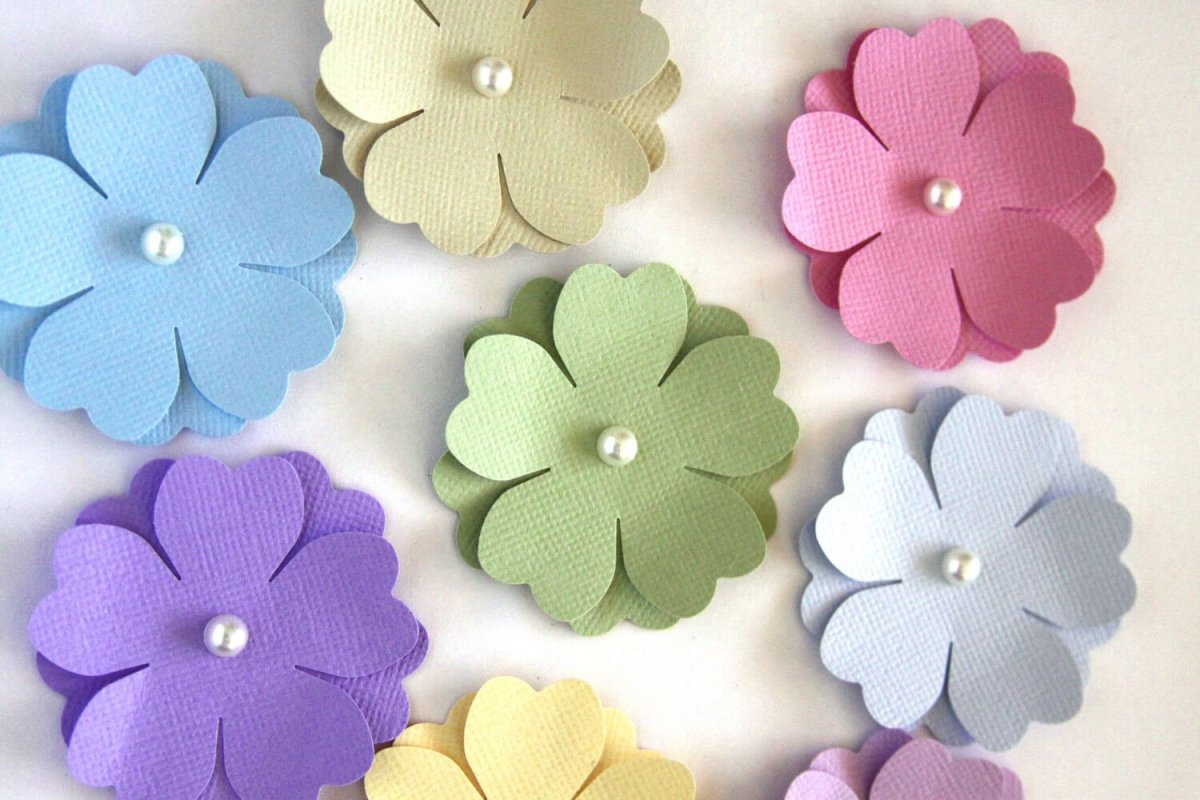 Красивые объемные цветы