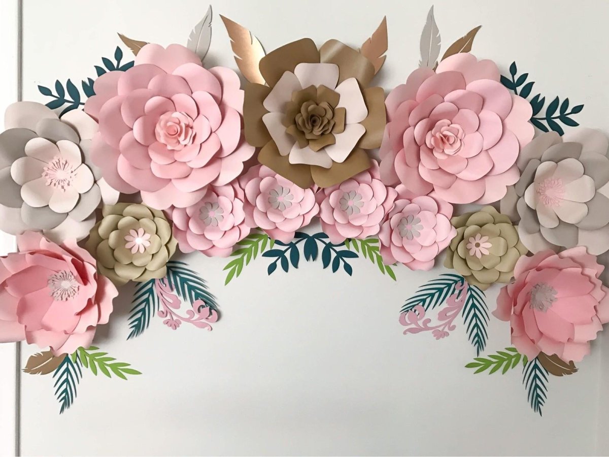 Объемные бумажные цветы