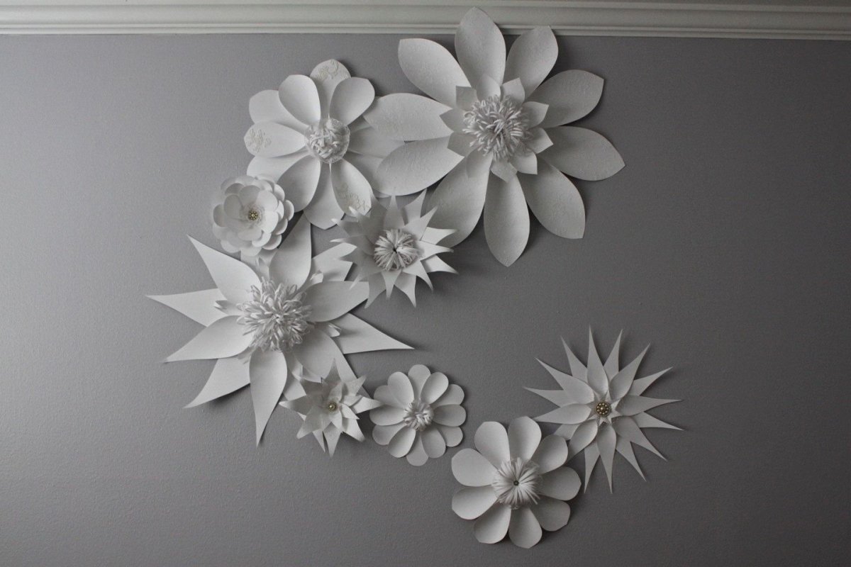 Объемные украшения на стену