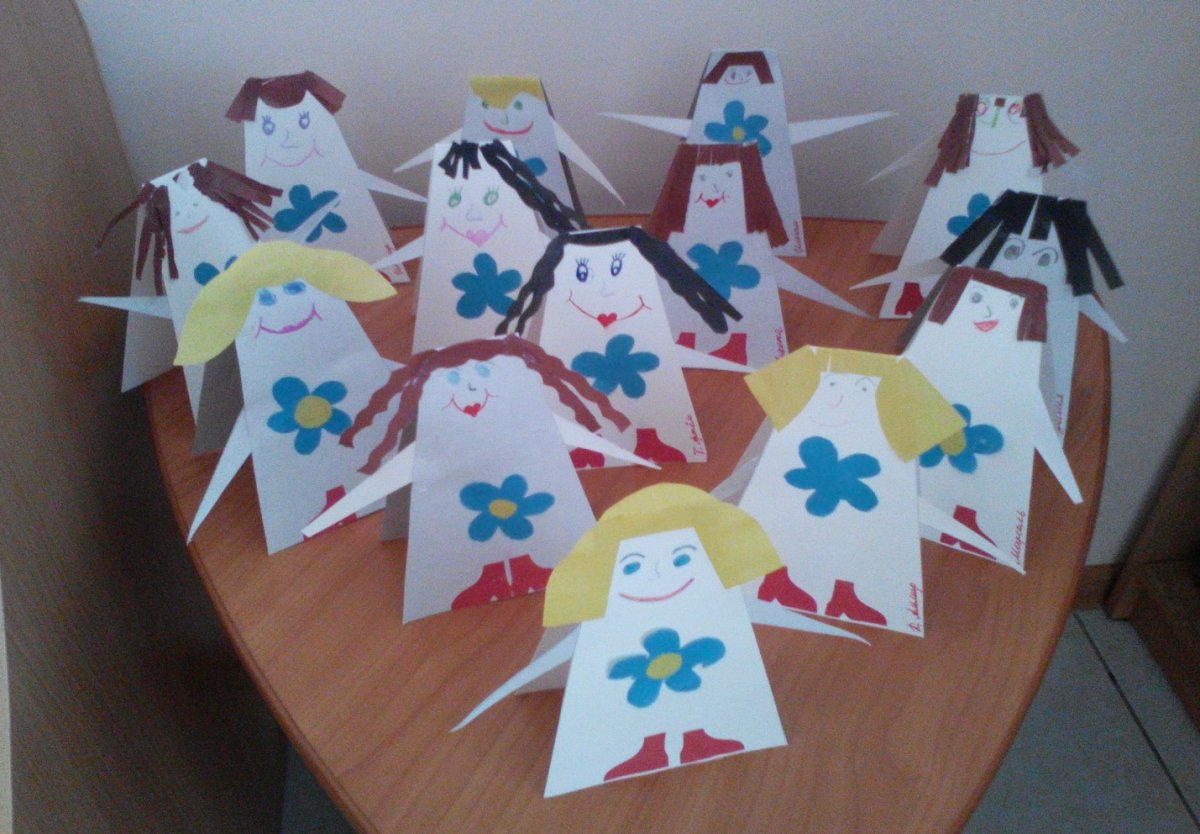 Аппликация в детском саду средняя группа