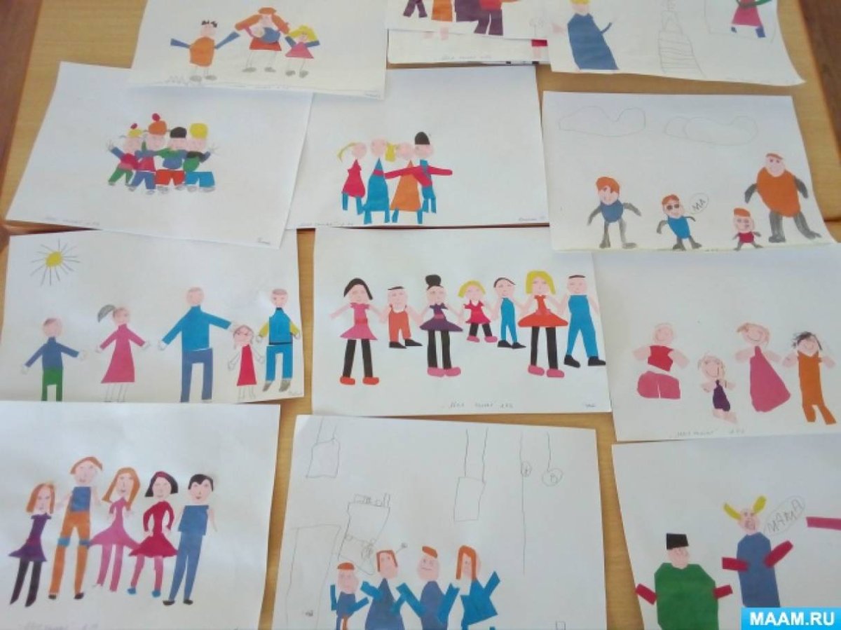 Моя семья старшая группа