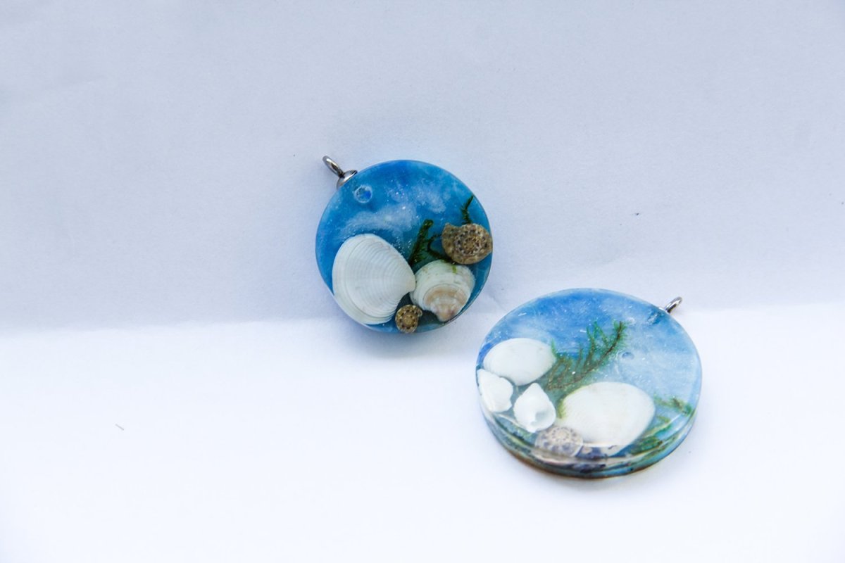 Елочные шары из эпоксидной смолы