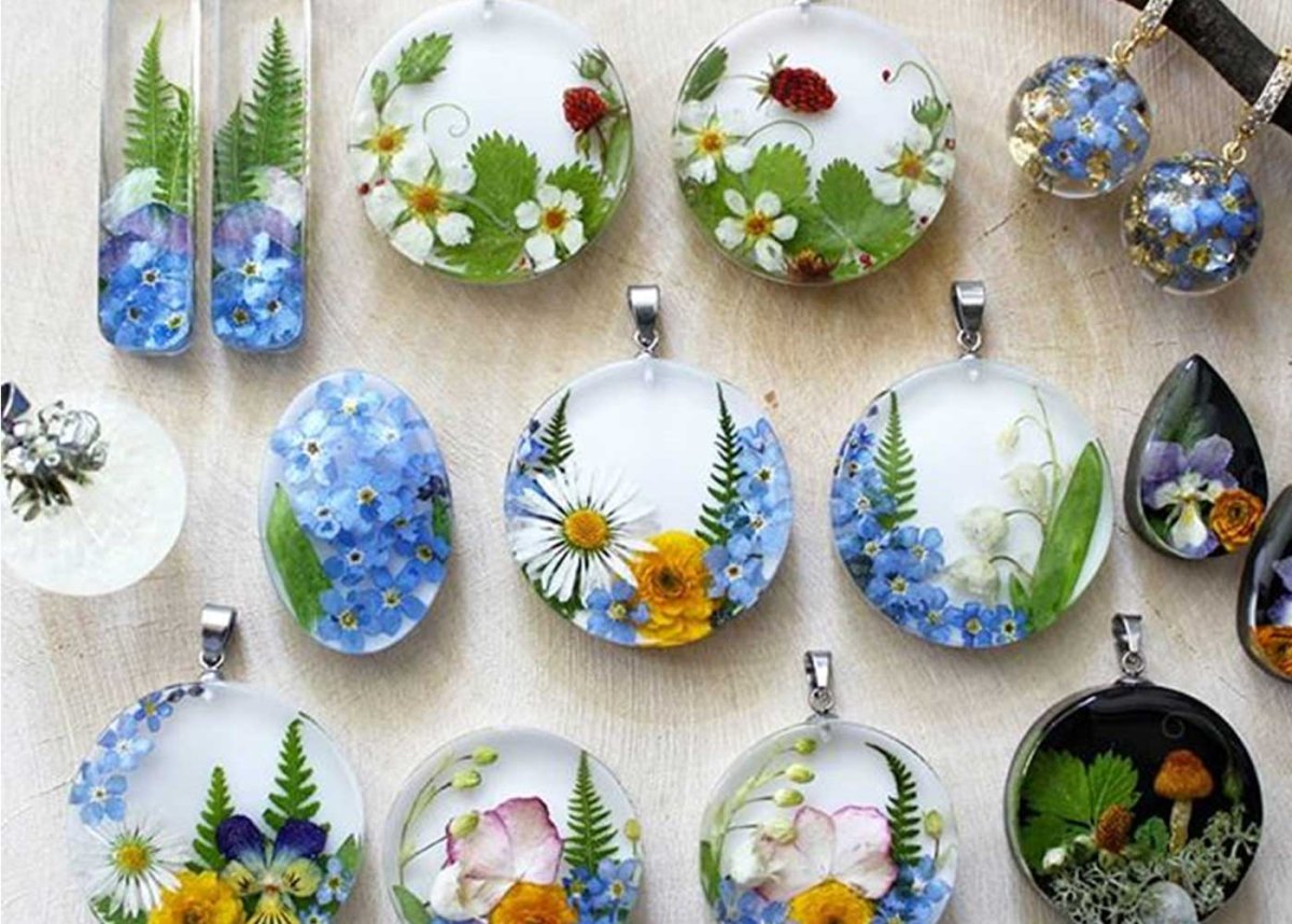 Работа с эпоксидной смолой для начинающих украшения