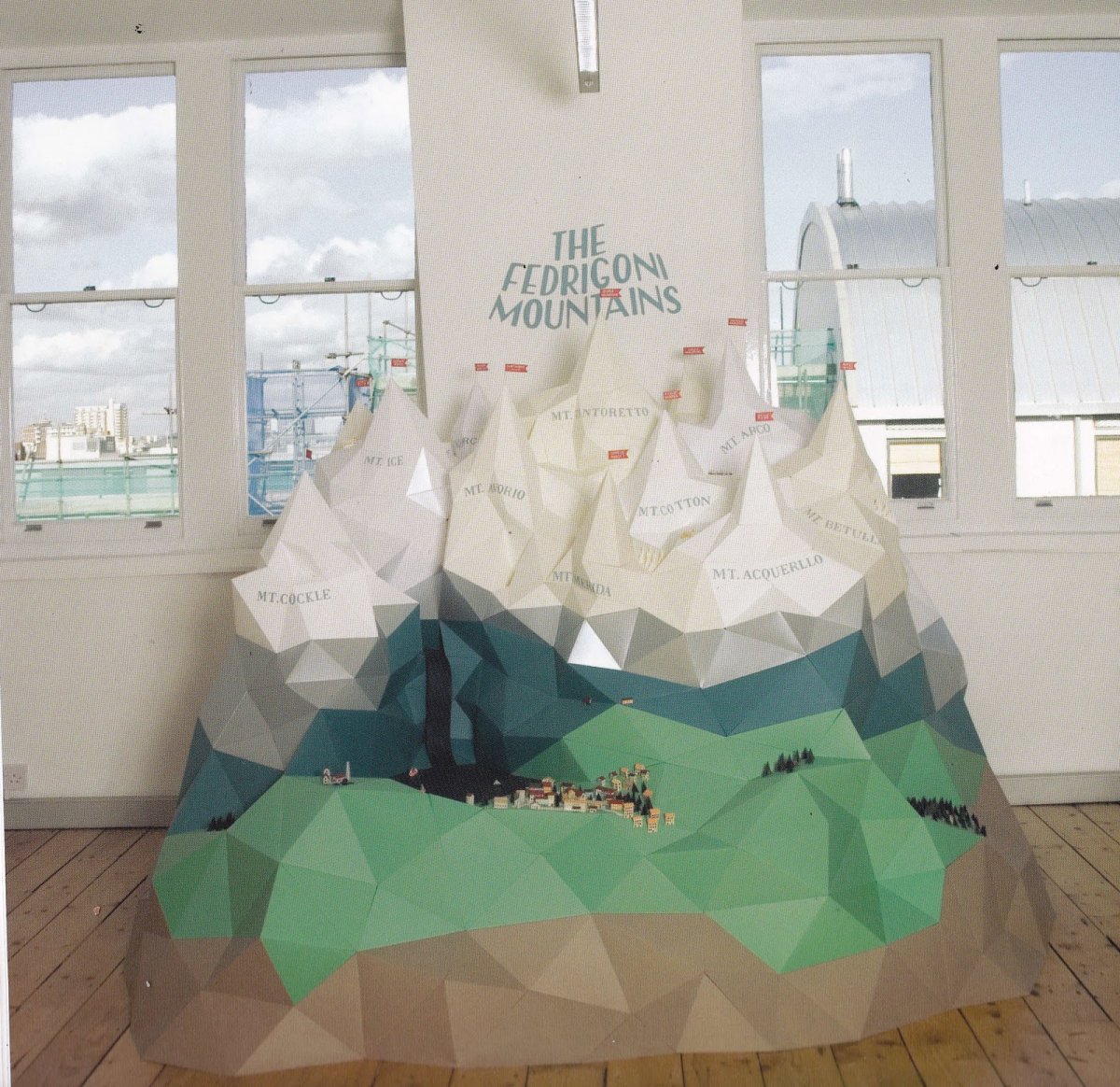 Гора из бумаги своими руками