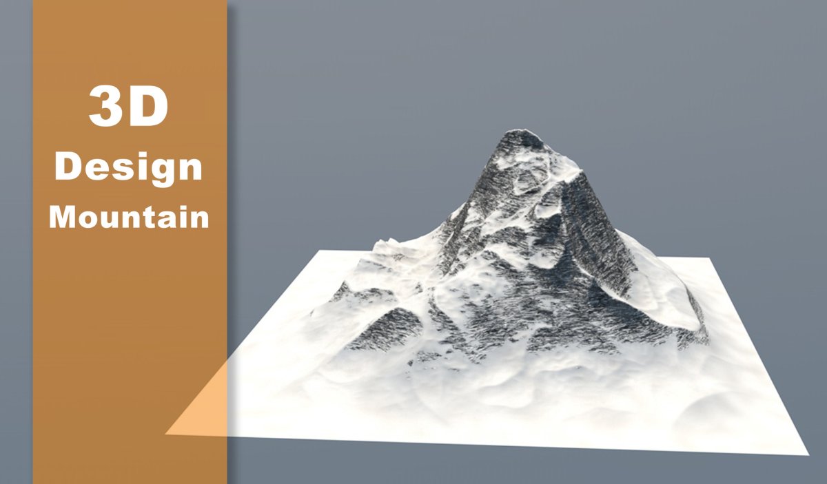 Гора 3д макет