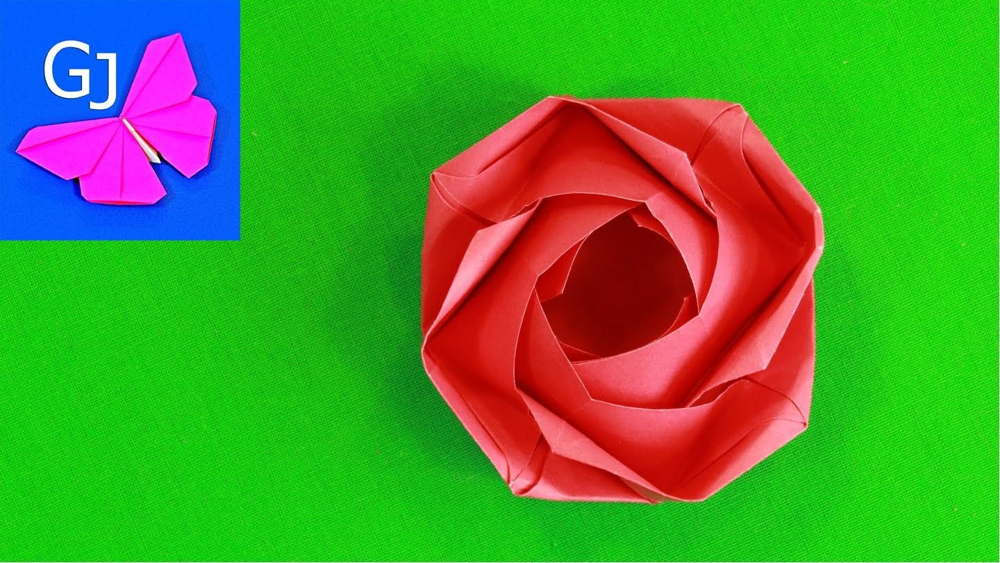 Оригами цветок из бумаги. Видео оригами цветок крокус