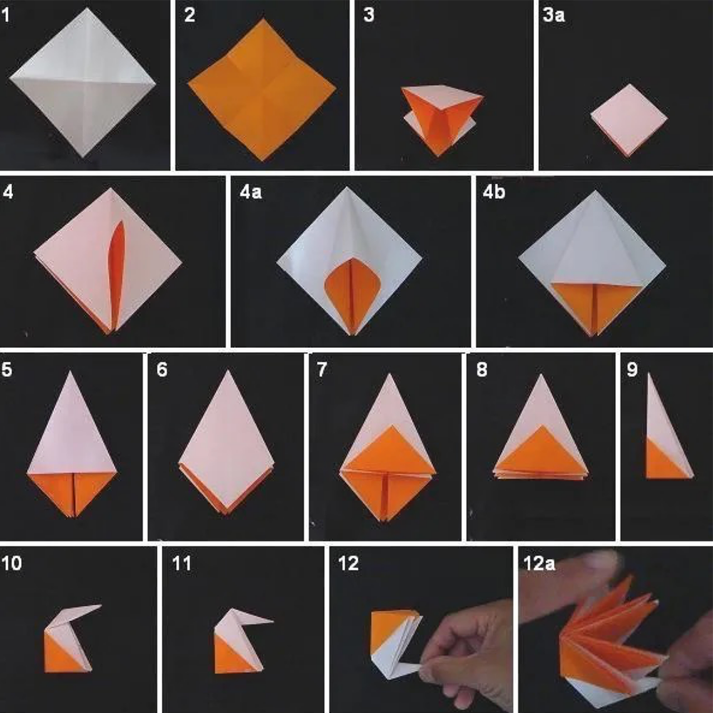 Пошаговое оригами цветка. Оригами из бумаги цветы для начинающих детей. Оригами цветок пошагово для начинающих. Цветок из бумаги оригами лёгкий пошагово. Плоские цветы из бумаги.