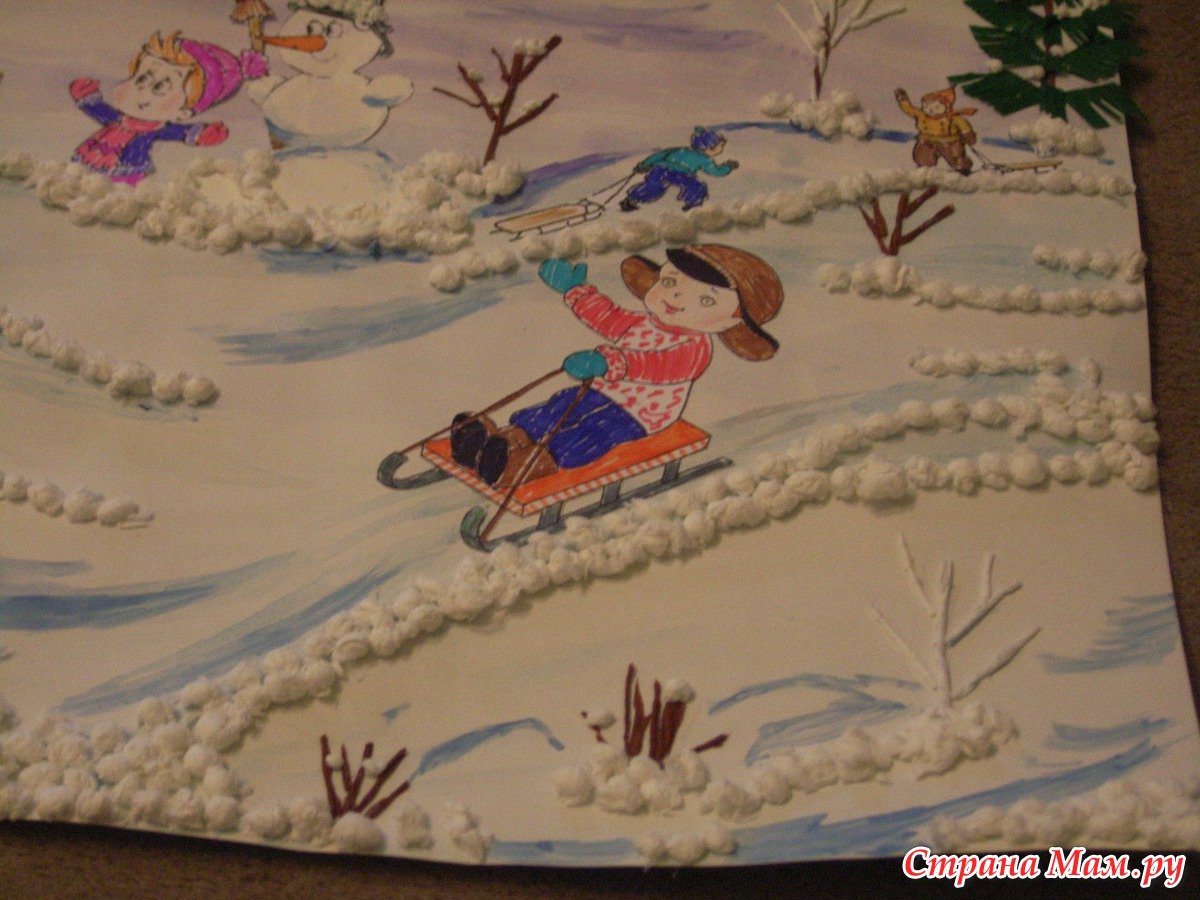 Поделки на тему зимние развлечения