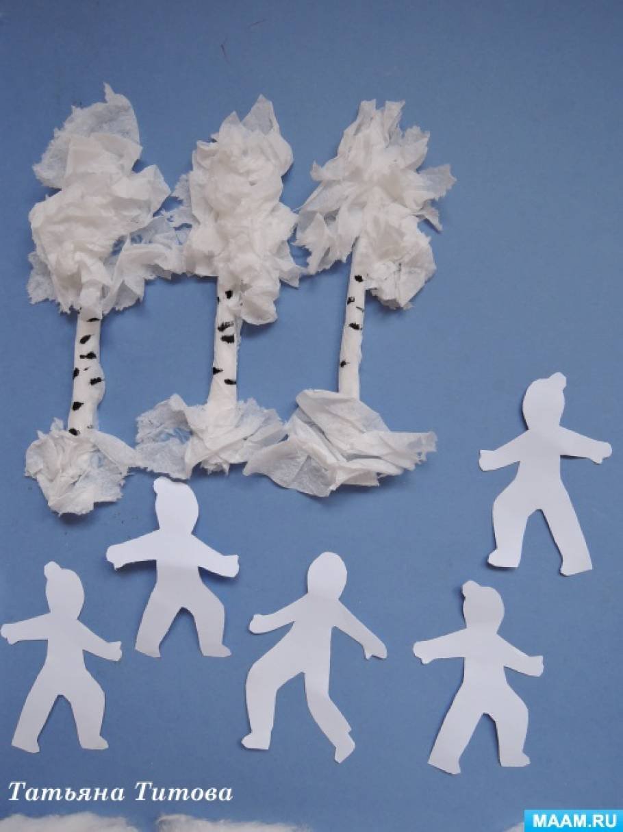 Конструирование зимные забава