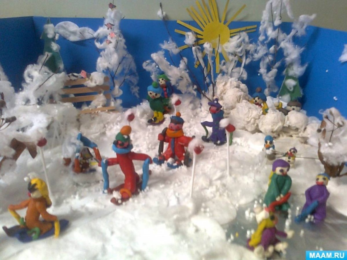 Поделки на тему зимние забавы