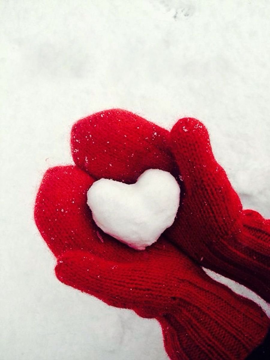 Сердце в варежках