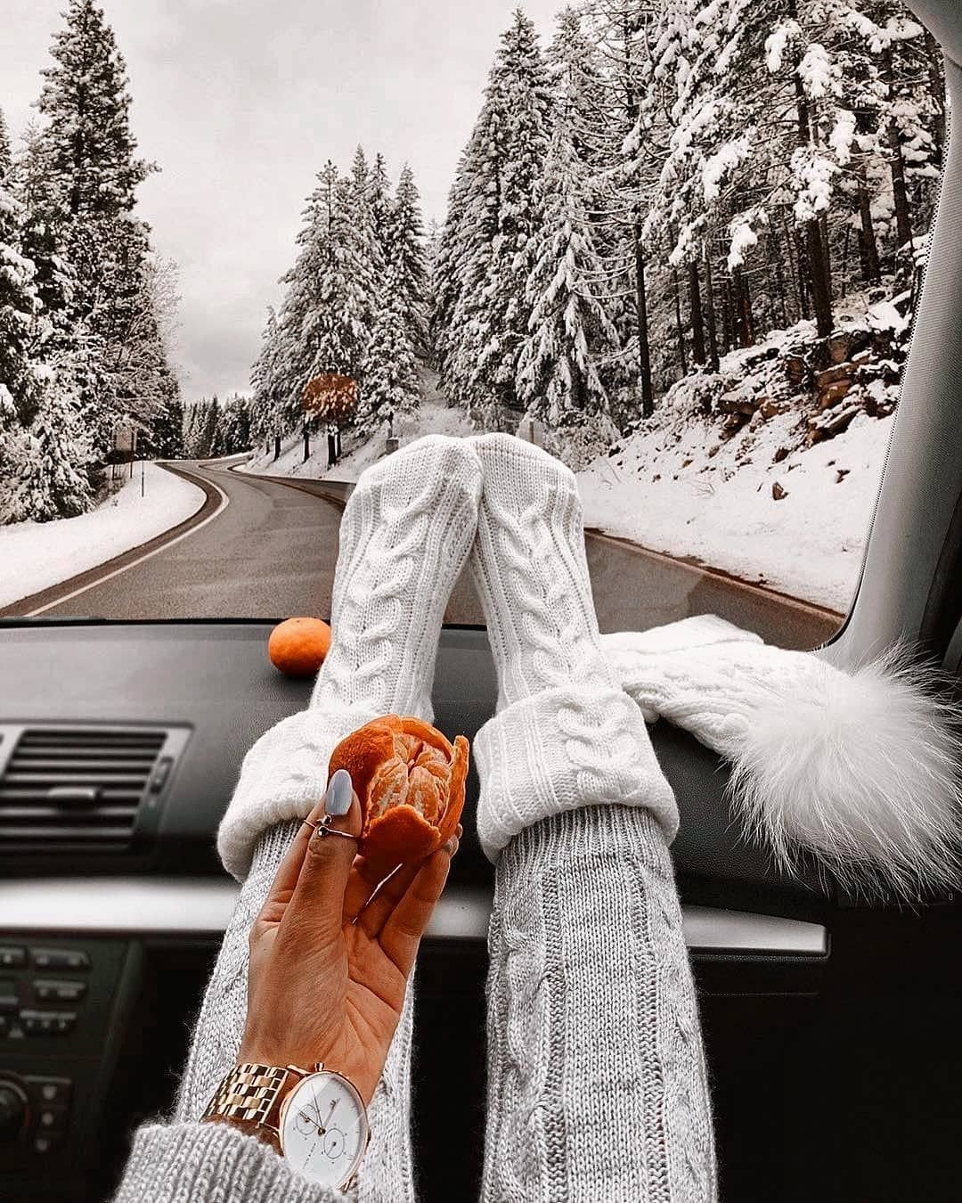 Креативные зимние фотосессии