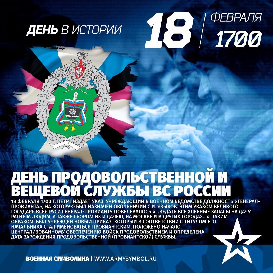 День продовольственной и вещевой службы