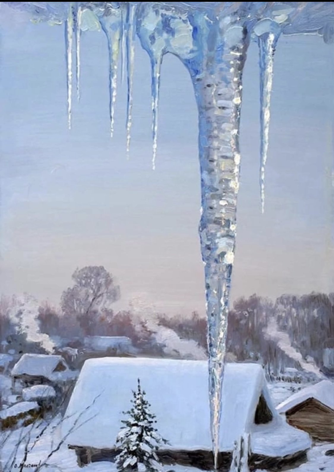 Олег Молчанов художник сосулька