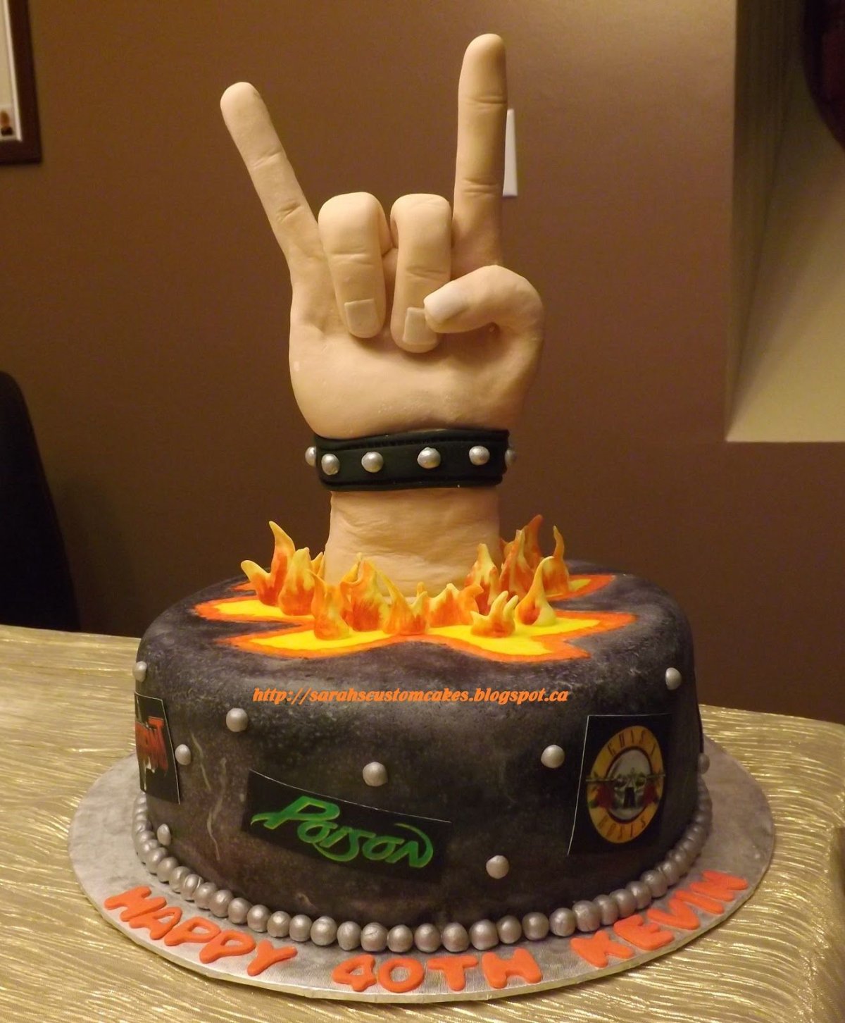 Торт в стиле рок