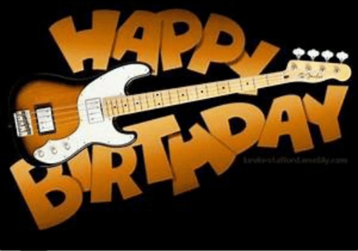 Электрогитара с днем рождения