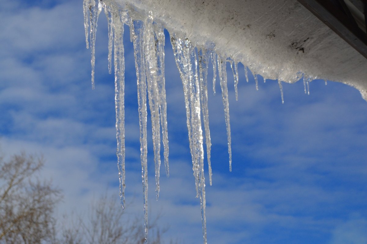 Ранняя Весна сосульки