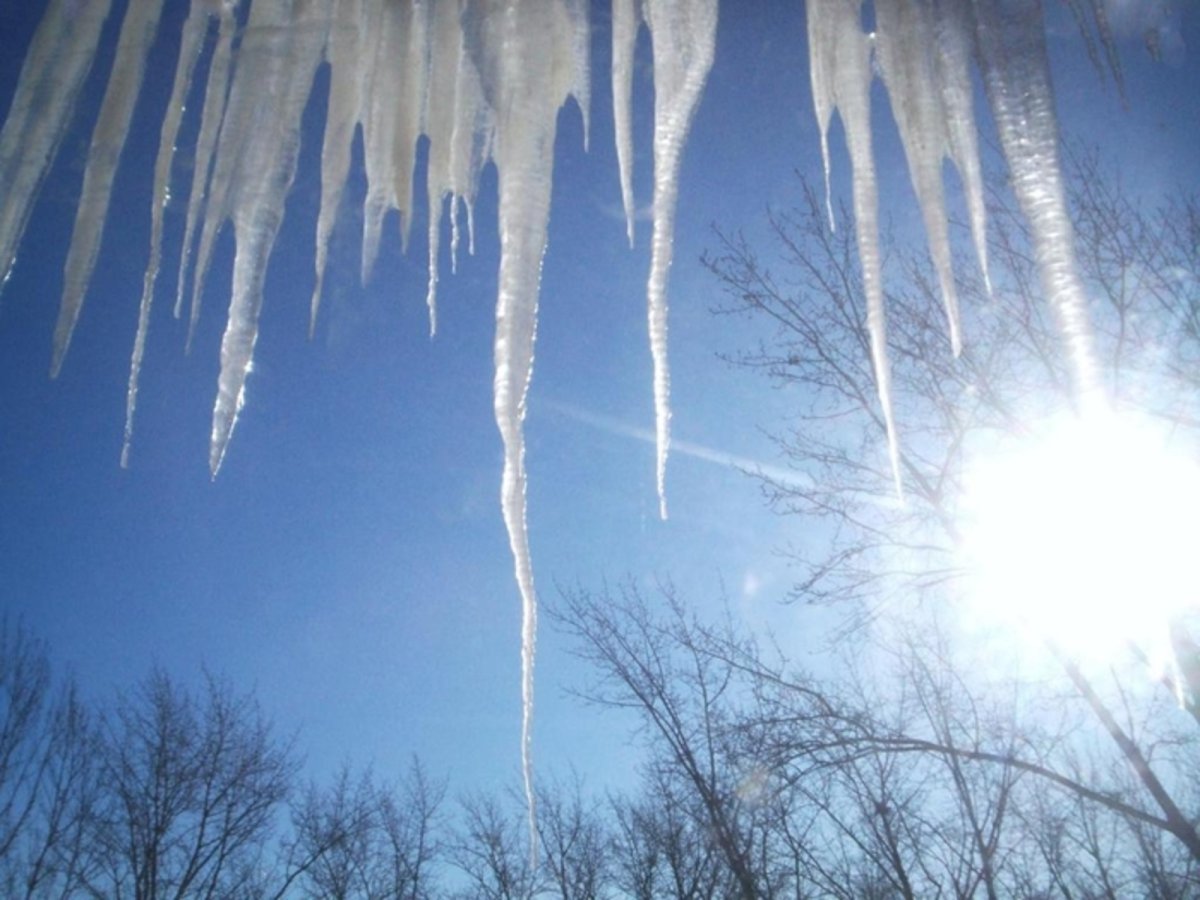 Красивые сосульки