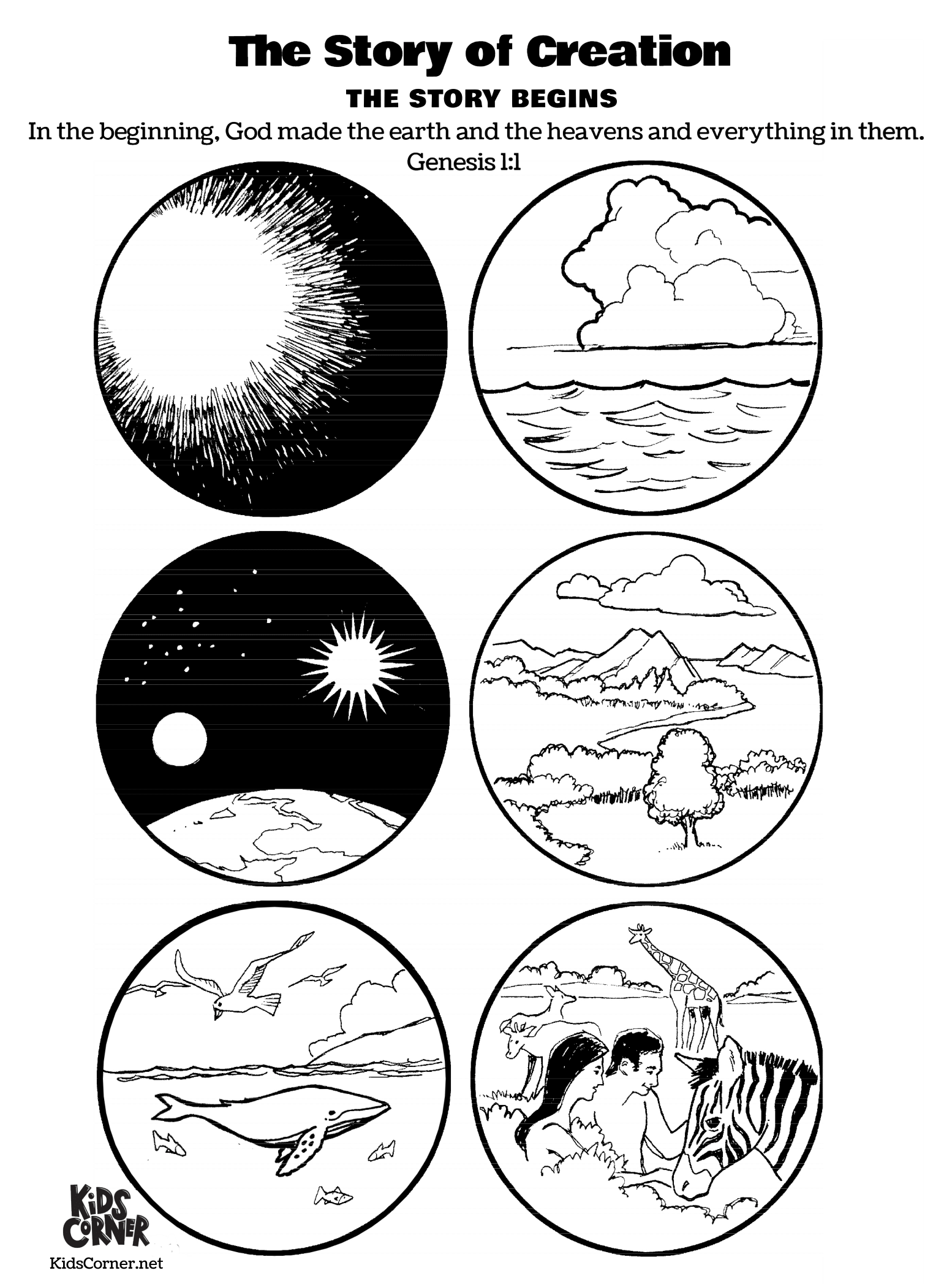 Рисунок на тему Сотворение мира