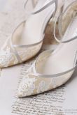 Туфли на свадьбу для невесты низком каблуке