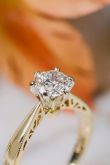 Золотое кольцо для помолвки