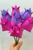 Оригами букет цветов