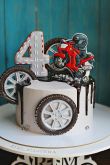 Мотоцикл картинка на торт