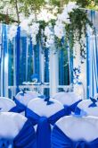 Свадьба в синем цвете оформление