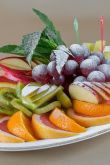 Сервировка фруктов на праздничный стол
