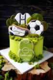 Торт в виде футбола
