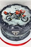 Торт мотоцикл для мальчика