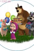 Праздничный медведь на день рождения