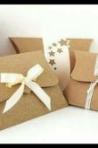 Крафт коробки с окошком для упаковки подарков