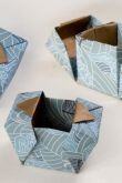 Коробочка для подарка оригами из бумаги