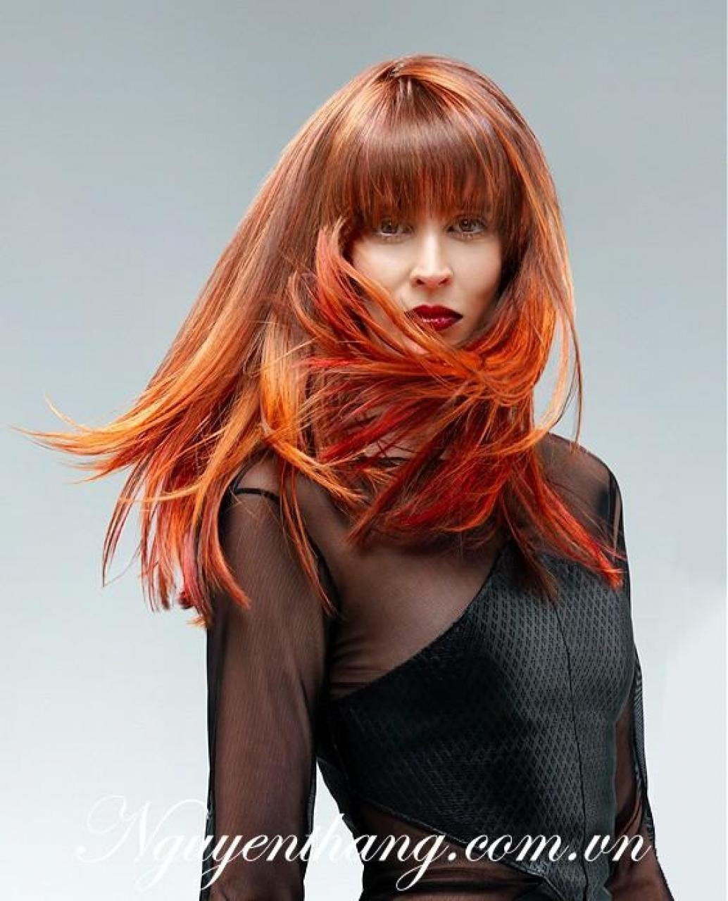 Мелирование не рыжие волосы