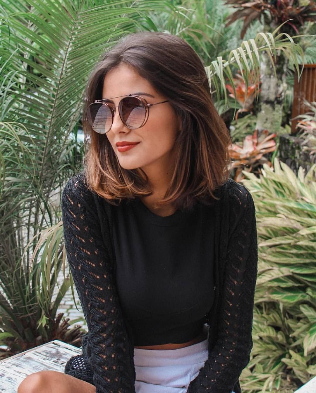 Лонг Боб блонд с челкой